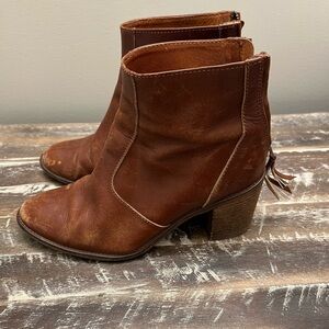 Madewell Brown Leather Ankle Boots